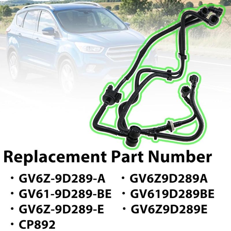 Canister Purge Valves with Hose Assembly for Escape 1.5L 2017-2019, Replaces GV61-9D289-BE and 1815998,