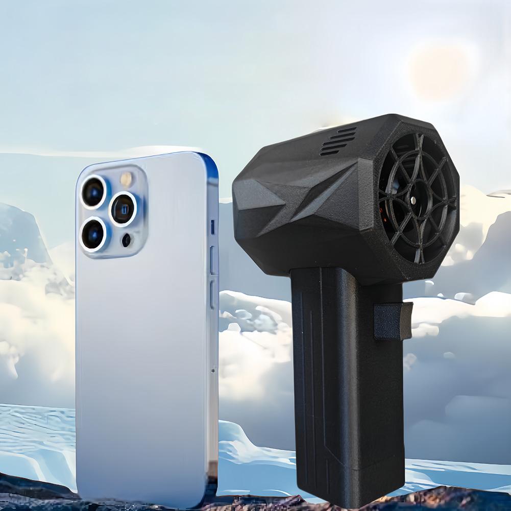 Handheld Turbo Jet Fan Mini Instantaneous Thrust 1.4Kg/s High Speed Duct Fan Wind Speed 240km/h for Home Outdoor Car Cleaning