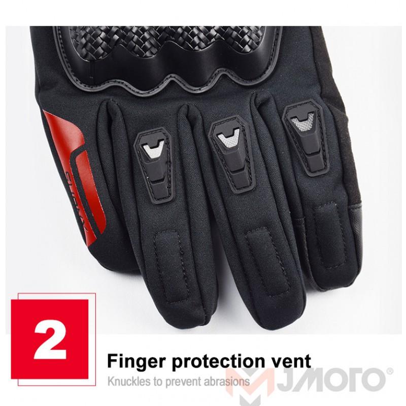 Winter Windproof Waterproof Motorcycle Skiing Outdoor Riding Gloves Men Women Thick Thermal Long Cuff