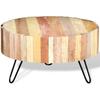 VidaXL Table basse Bois de récupération massif