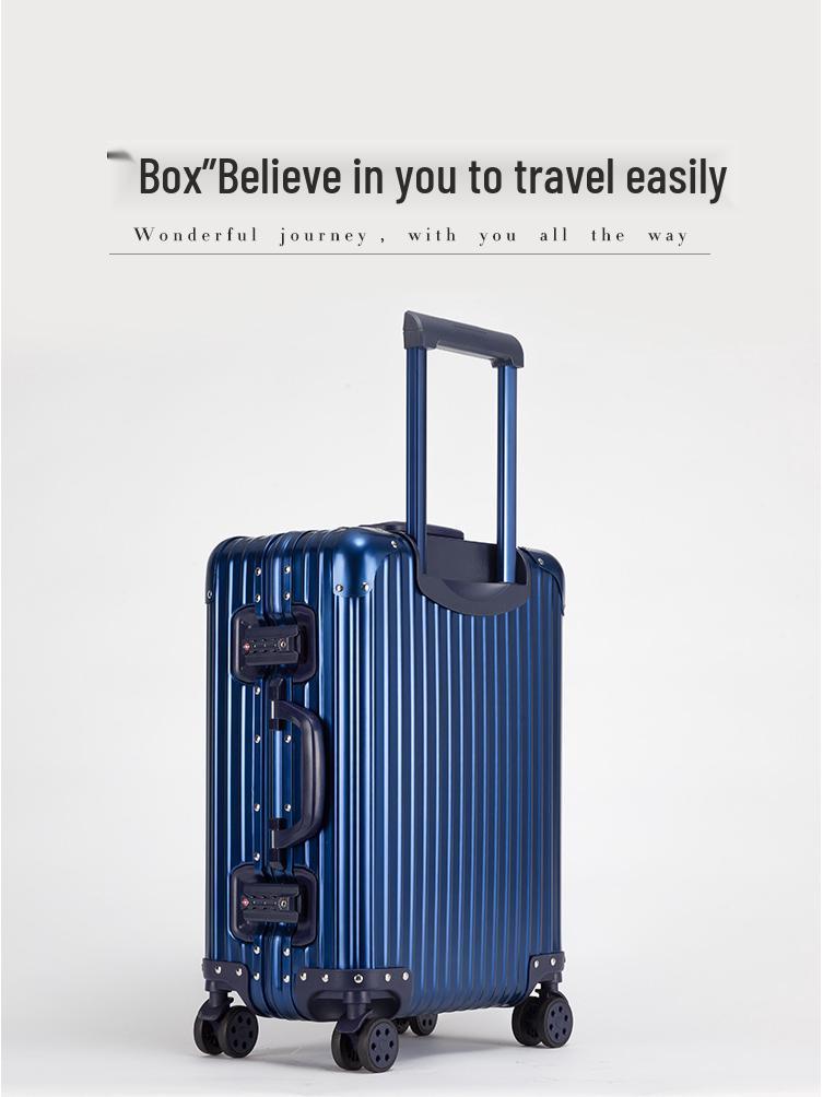 Slightly Flawed Aluminum-Magnesium Carry-on Trolley with Universal Wheels