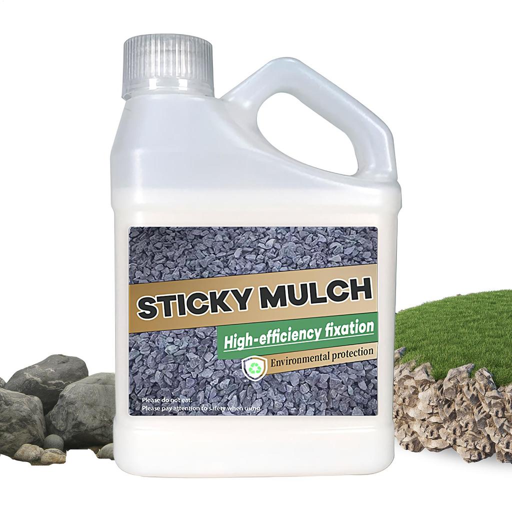 Landscape Sticky Rock Glue 500G Transparent Waterproof Binder Stabilizer For Pine Straw Gravel Rocks Wood Chips Outdoor Gardens