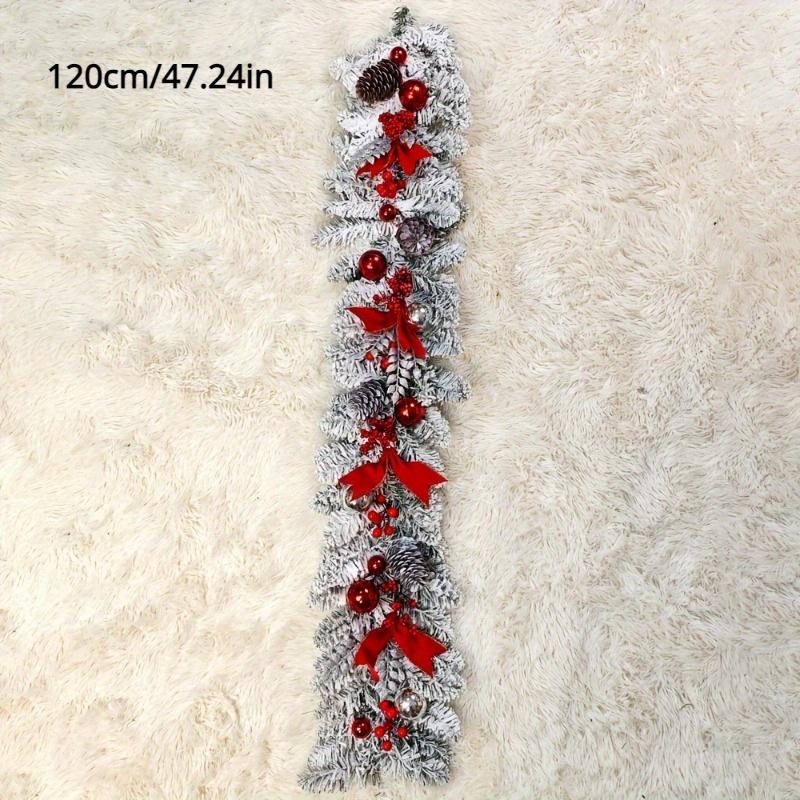 

Легко украсить рождественские венки, украшения для входной двери, настенные ковры, рождественские снежные шары, украшения из сосновых шишек с красными ягодами. 1Pc 120cm/47.24in