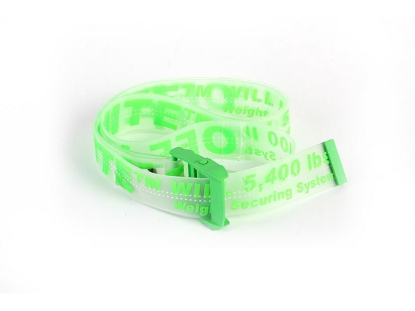 Potwierdzona Wersja Przezroczysty Przemysłowy Pasek Taśmowy - Modny Dodatek Męskiej Mody High Street