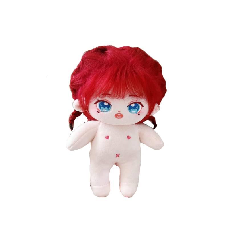 Cute 20cm Plush Cotton Doll With Long And Wavy Hair Toy14738