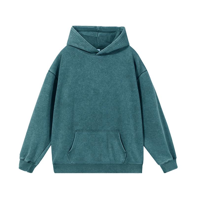 Men's Custom Embroidered Cotton Hoodie - Loose, Thick & Washable