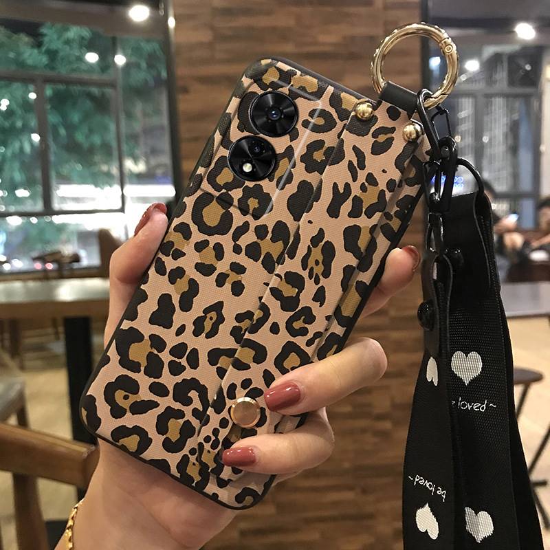 

Wrist Strap Shockproof Phone Case For TCL 505/T509K/T5094 Silicone Anti-knock Dirt-resistant Durable Soft case Ring TCL 505/T509K/T5094
