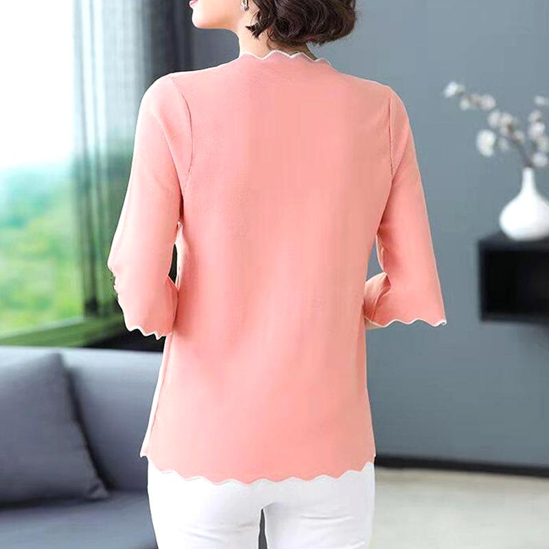 Spring Summer New Fashion O-neck Half Sleeve Solid Color Casual T-shirts Loose Straight Simple Comfortable Top Women Clothing