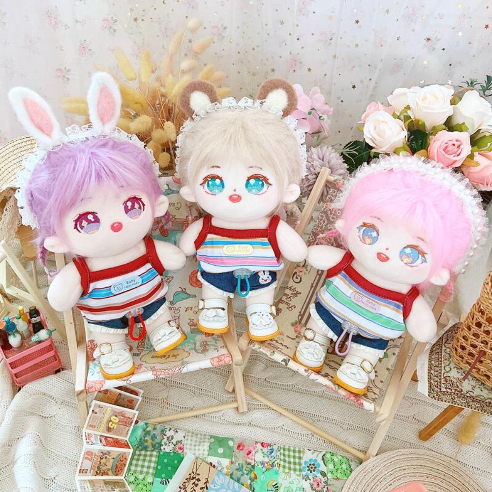 Colorful 20CM Cotton Doll Clothes Pajamas Plush Doll Toys Cloth  Stuffed Dolls