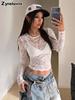 New Black Lace Mesh V-Neck Slim Fit Sexy Trousers Top for Women