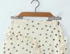 2025 Autumn/Winter European & American Ruffle Polka Dot Maxi Skirt for Women