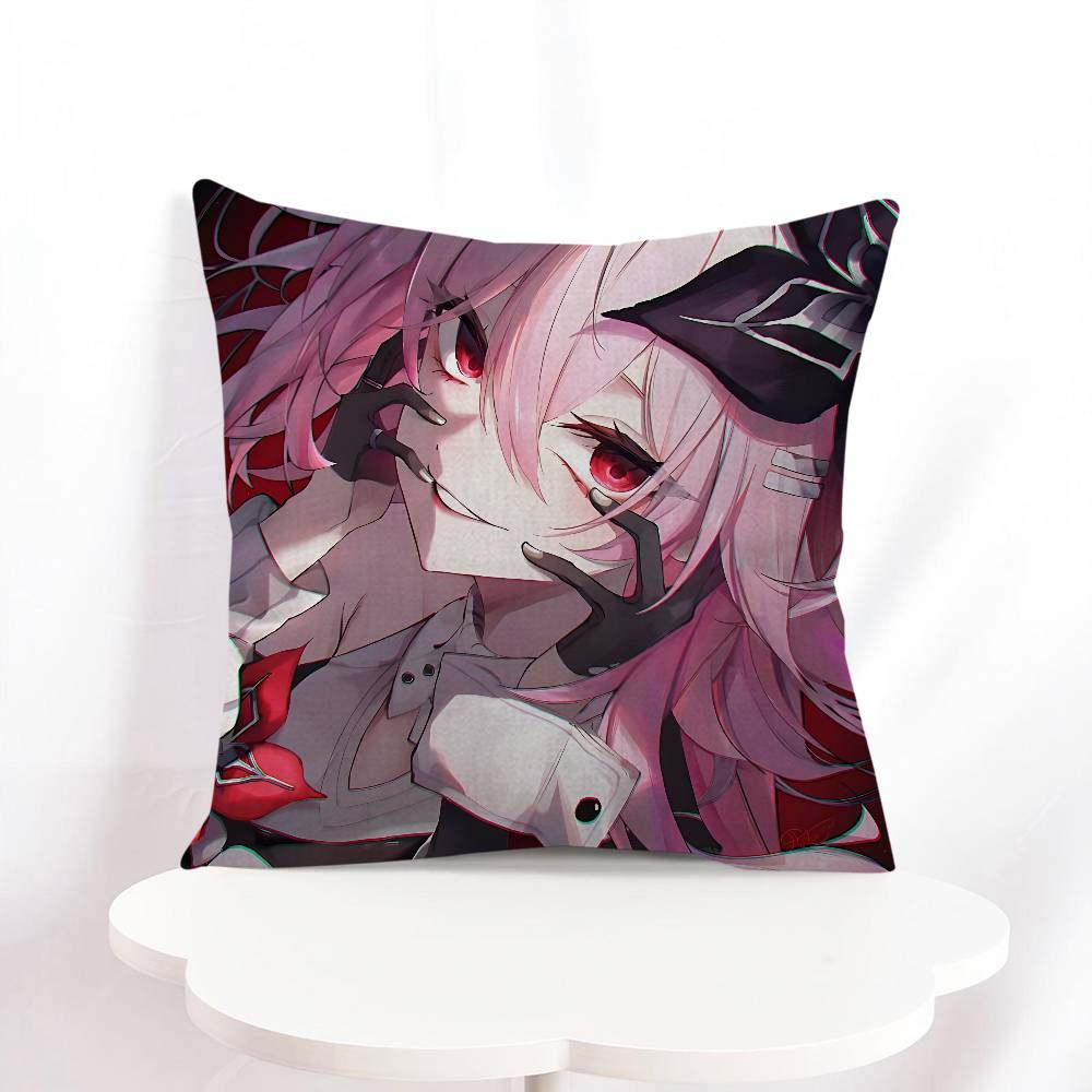 Evernight Pillow Covers Cartoon Sofa Decorative Home Double-sided Printing Short Plush Cute Cushion Cover