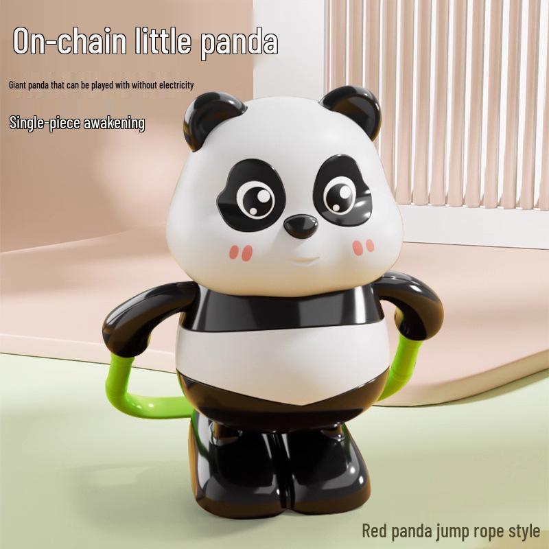 Adorable Wind-Up Walking Panda Plush Toy
