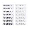 B160 B180 B200 B220 B250 B260 B280 Letter Logo Car Sticker for Mercedes Benz B Class Refit Rear Boot Trunk Displacement Label UO4