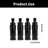 4Pcs Aluminum Alloy Fishing Rod Pod Connector Quick Release Bite Alarm Fishing Bank Stick Quick Change Connector