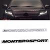 MONTERO SPORT logo motorkap embleem label auto stickers voor Montero 3D logo voorkant koplamp achterklep refit stickers accessoires