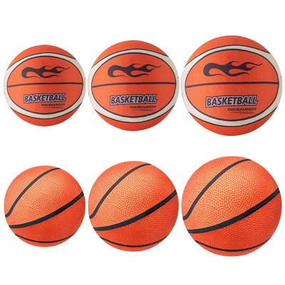 18/21/24cm Silent Basketball High-Resilience Air Bounce Basketball Size 3/5/7 No Noise Basketball for Various Indoor Activities