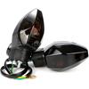 Turn Indicator 1 Pair for Ho&nda Grom MSX 125 2017-2020 Motorcycle Amber Light Clear Lens Turn Signals Indicators 12V Bulb Lights