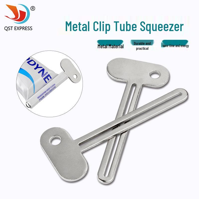 Manual Toothpaste and Hairdressing Paste Squeezer Clip Key