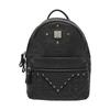 [Gebraucht] Stark Kleiner Schwarz Beschichtetes Canvas Monogramm Nieten Rucksack Silberne Beschläge - Sehr Gut #3EW7AG