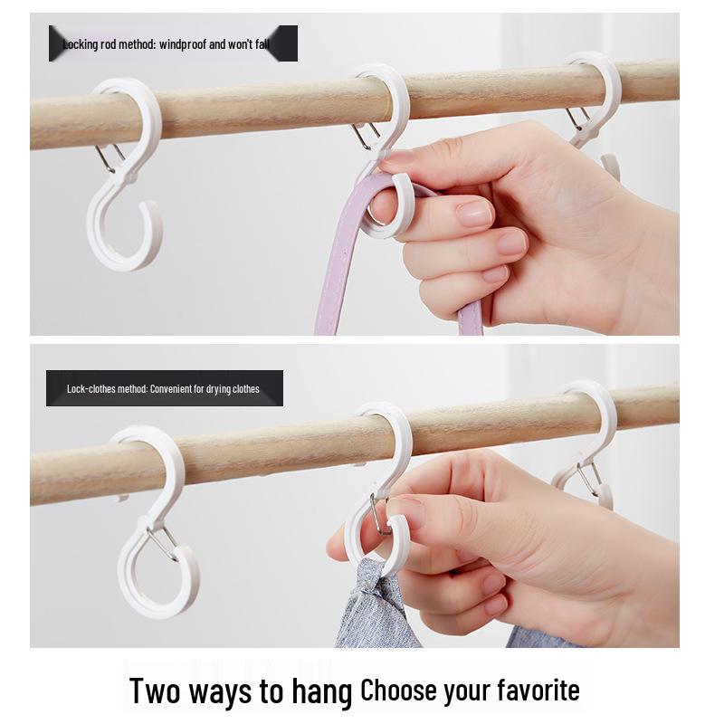 Multi-Functional S-Shaped Anti-Drop Hook for Hats and Bags
