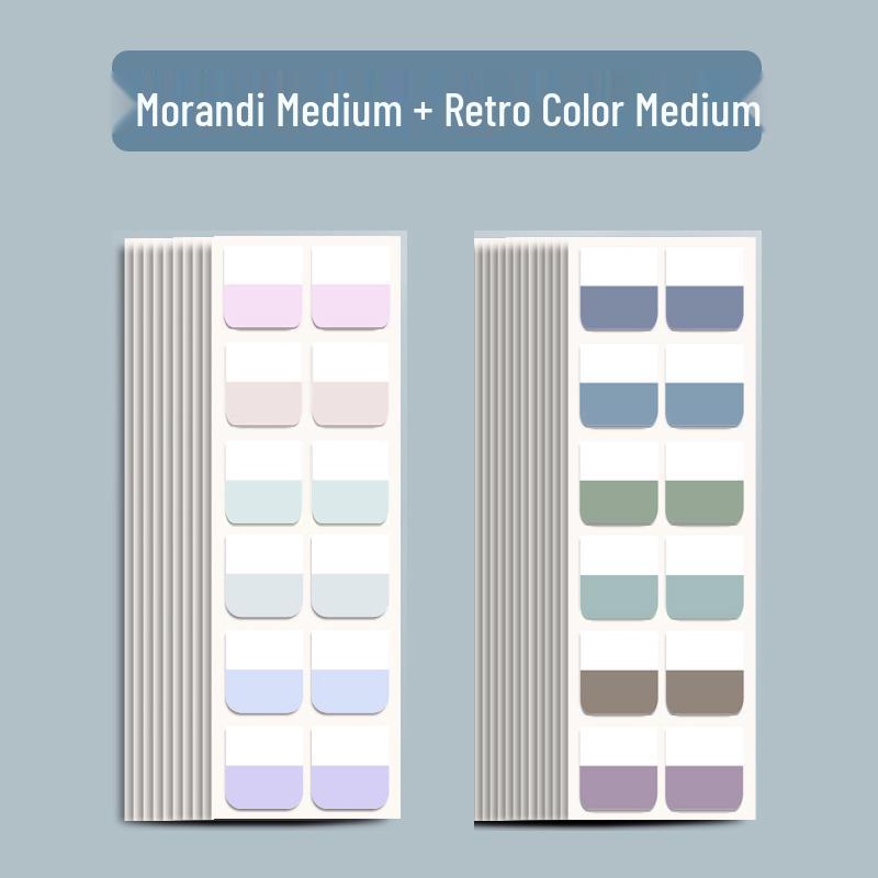 Colorful Transparent Writable Index Tabs and Memo Stickers for Students
