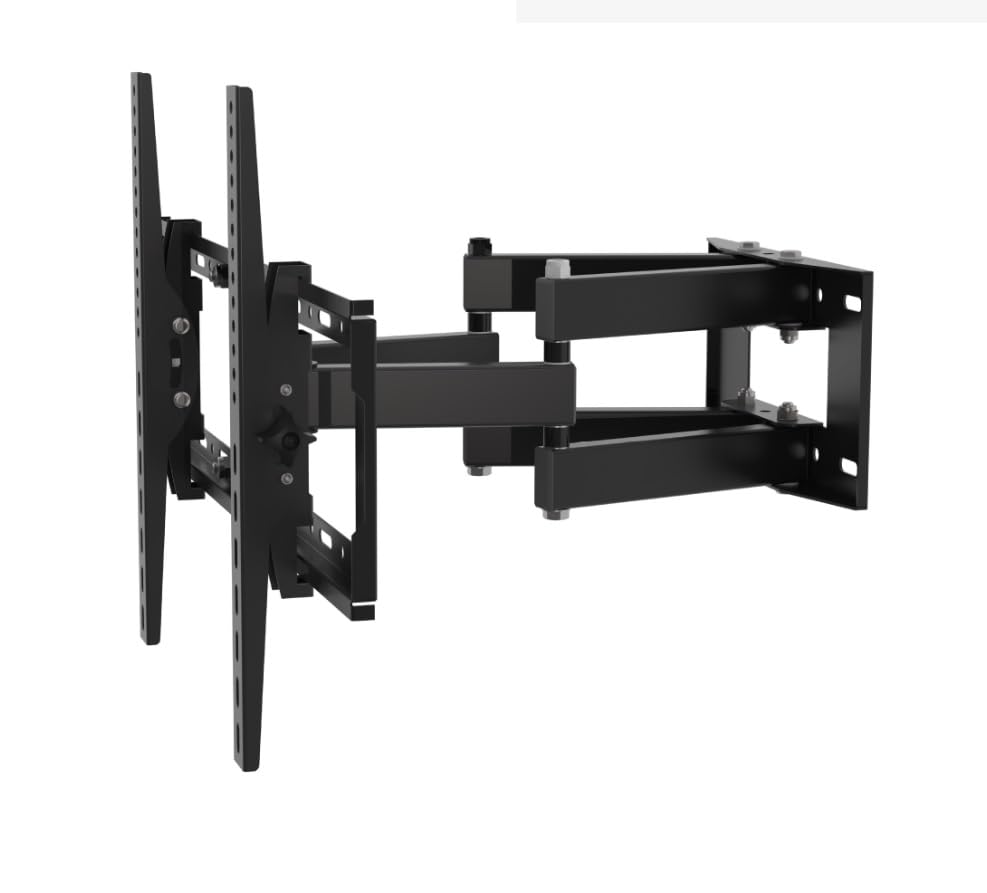 Nastavitelný nástěnný držák, 2ramenný typ, kompatibilní s TV/monitorem (Standard VESA, úhlový, 40–80 palců, LED/LCD) BS-MH37-KR