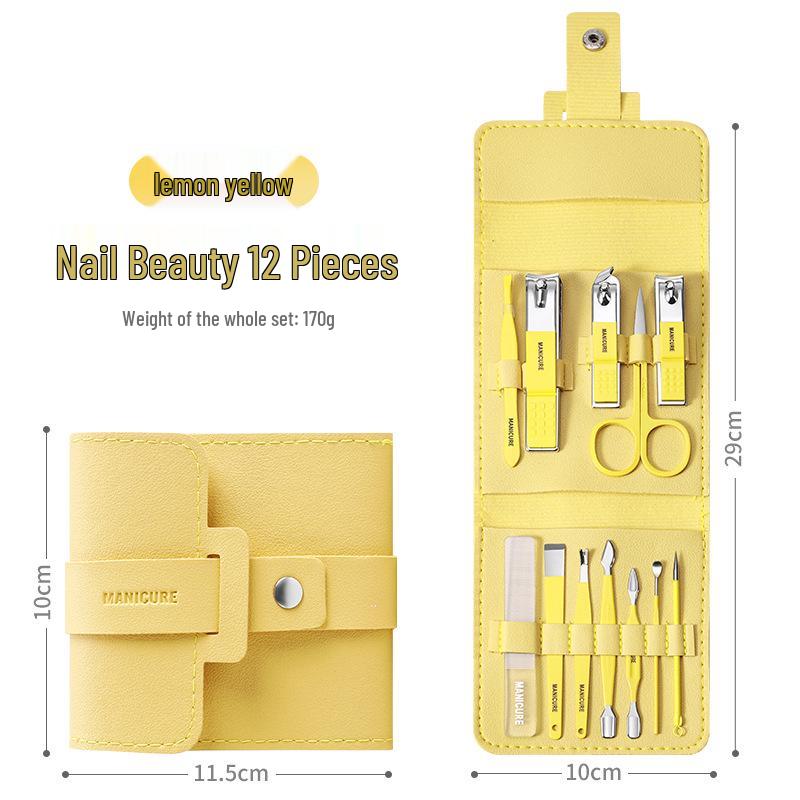 

Набор для маникюра и педикюра из 16 предметов: Кусачки для ногтей, ножницы для кутикулы и инструменты