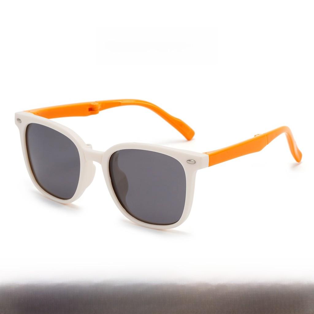 

Kids Square Sunglasses Uv400 Polarized With Geometric Tac Lenses For Outdoor Play And Party White