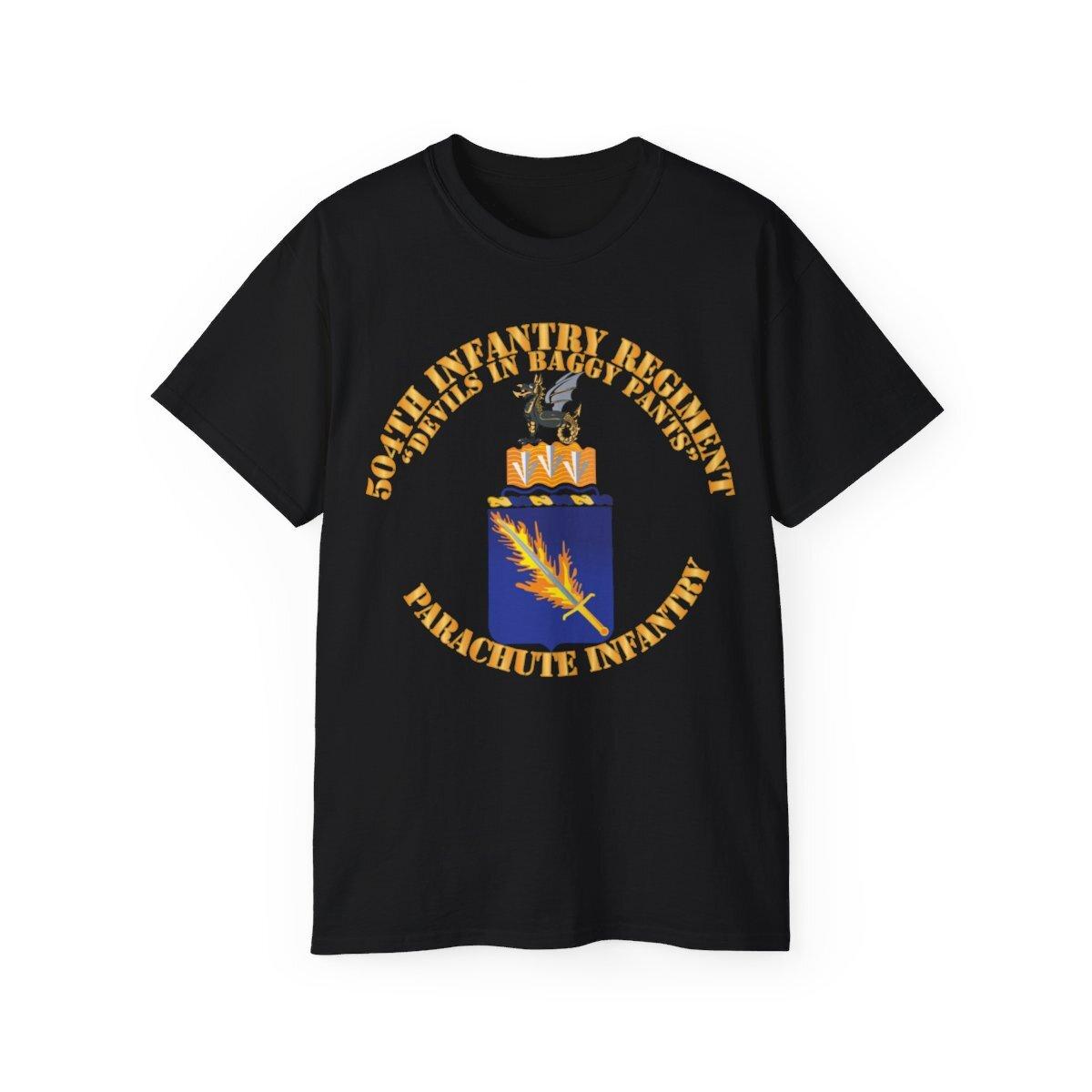 Classic - COA - 504th Infantry Regiment X 300 Unisex T-Shirt M