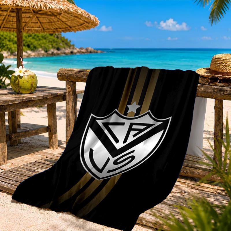 Club Atlético Vélez Sársfield Beach Towel, Quick-drying, Easy to Care for, Suitable for Both Fitness and Beach Vacations,Sports Essential