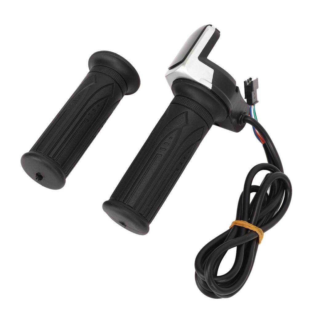 E Scooters Throttle Grip Comfortable Waterproof Adjustable Electric Bike Speed Governing Throttle Grip with LCD Display