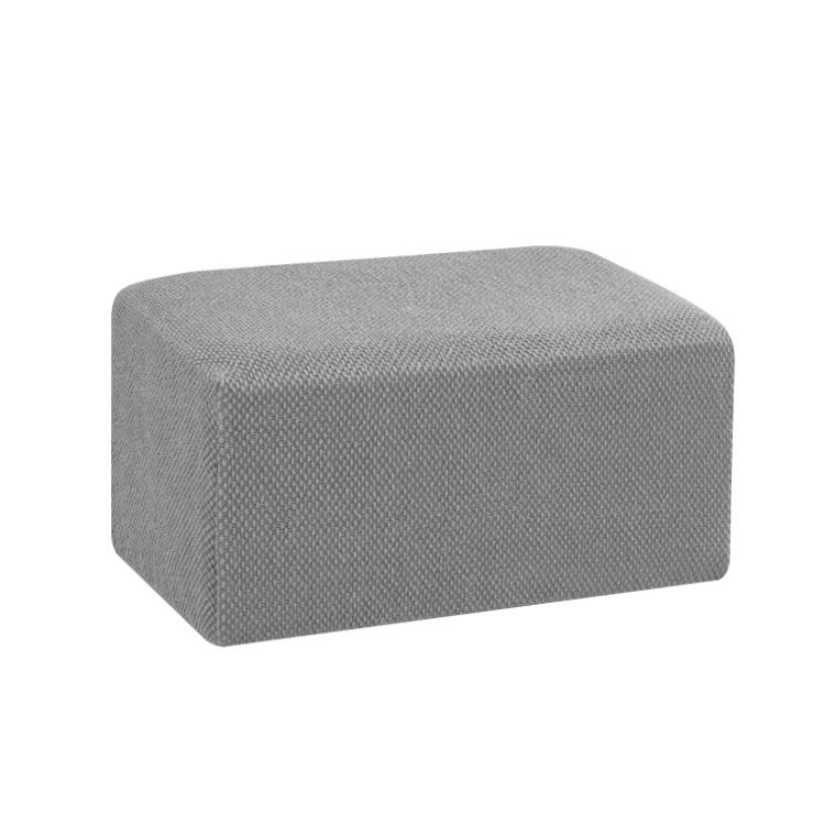 Simple Elastic All-inclusive Sofa Footstool Cover Thickened Chair Covers Ottoman Cover Solid Color Pedal Cover Slipcover
