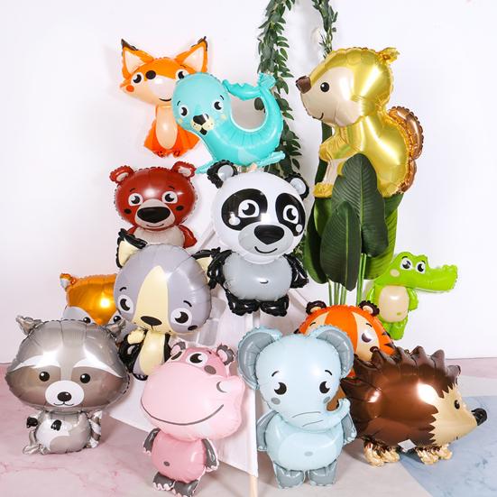 Balloon Cartoon Shape Not Easy Punctured Plastic Foil Animal Birthday Balloon for Home