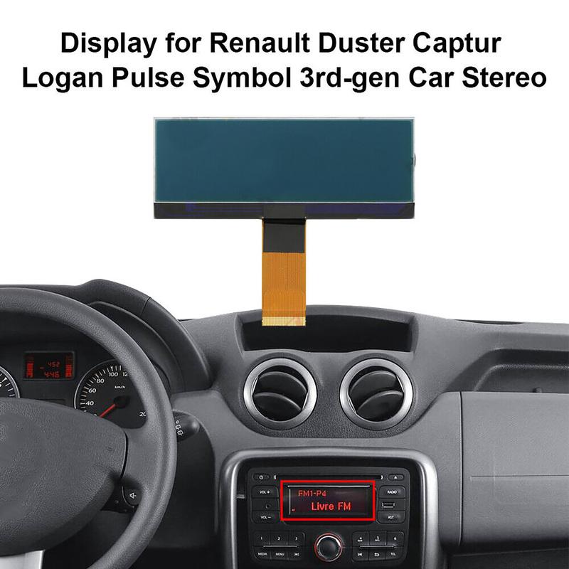 LCD Display Car Radio Stereo For Dacia Sandero Lodgy Renault Duster Logan Captur Pulse Lada Xray Citan AGC-1220RF-A AGC-0060RF-A