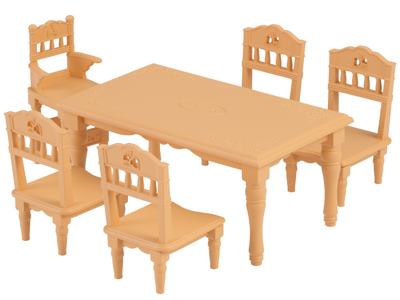 Sylvanian Families Meble Stół Certyfikat ST Mark Wiek Zabawka Domek dla lalek Sylvanian Families Epoch EPOCH [Zestaw jadalny] KA-421 3+ Sp. z o.o.