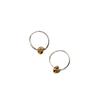 Herbst und Winter Beliebter Schmuck Mode Einfaches Temperament Gold- und Silberfarbene Kombination Kreis Ohrstecker Persönlichkeit Einzigartig Leichter Luxus Ohrringe