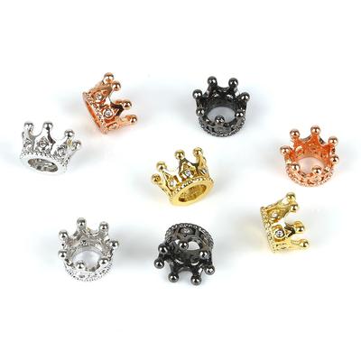 2 Stück kleine Kronen-Zubehör für Schmuckkomponenten, DIY-Charm-Dekoration