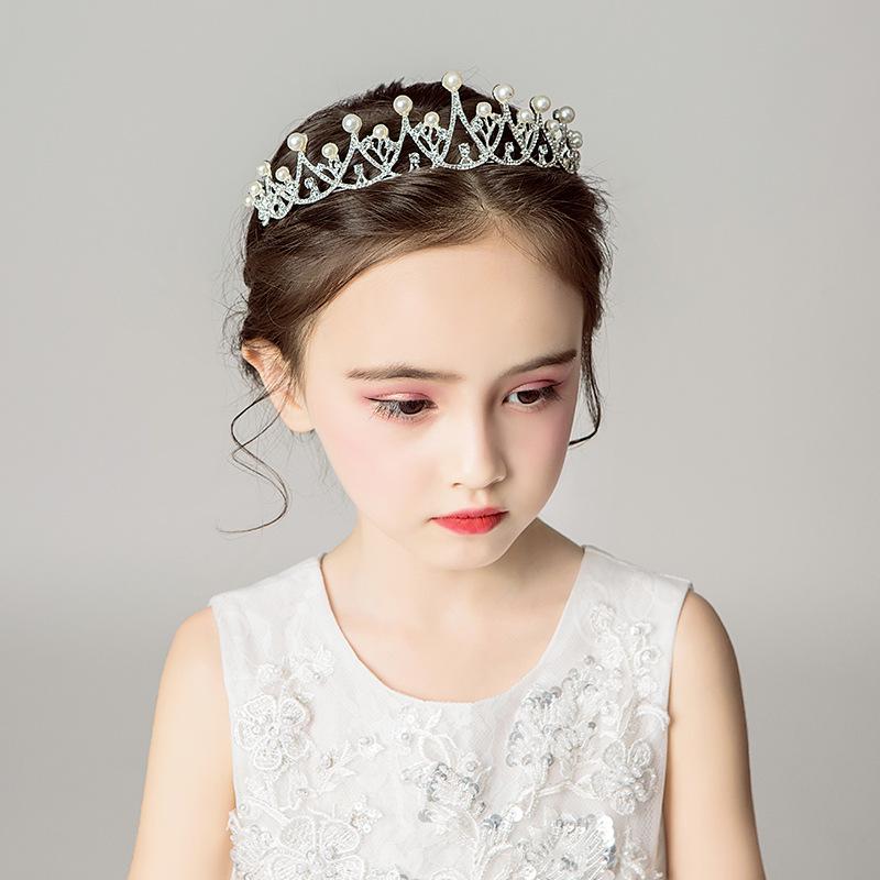 Princess Crown Headpiece for Girls - Birthday & Performance Hair Accessory