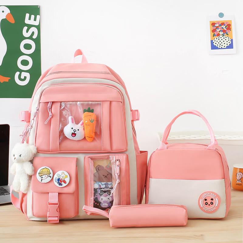 SAIERNA Korean Style Large Capacity School Backpack One Size