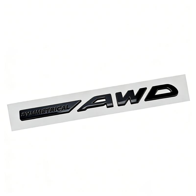 Subaru Forester Modified SYMMETRICAL AWD Lettering Trunk Decal mm1