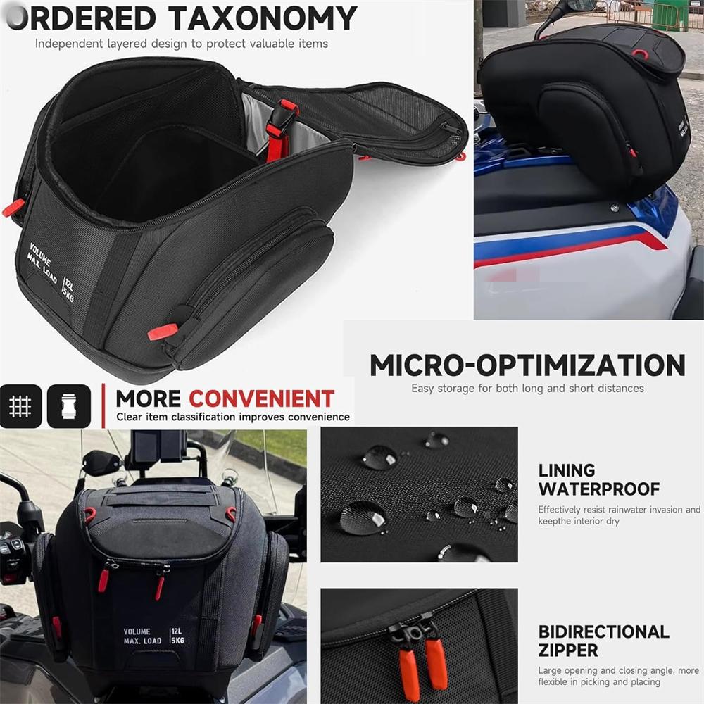 For R1300GS Adventure 2024- 12L Motorcycle Fuel Tank Bag Waterproof Inner Bag