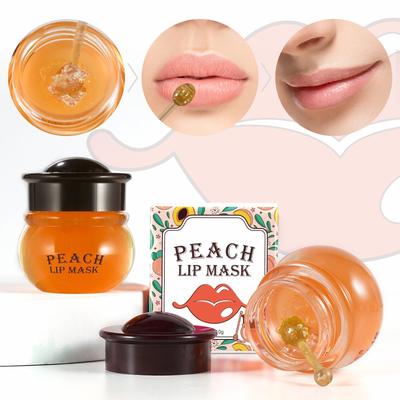 Máscara Labial Nutritiva Profunda de Forma Fofa Fofa Hidratante e Clareadora de Linhas Labiais Cuidado Labial Hidratante e Hidratante Máscara Labial 10g
