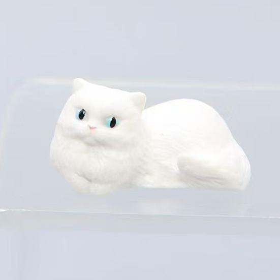 Car Ornament Lightweight Mini Cat Figurine Computer Monitor Office Desk Decoration Car Dashboard Accessories