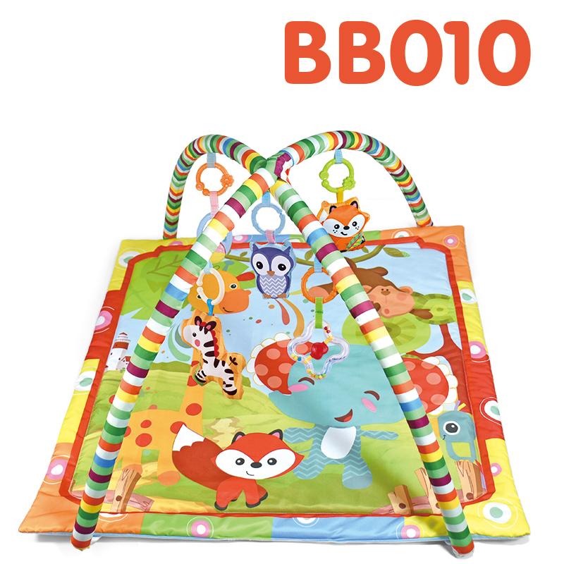 Cartoon Square Baby Fitness Frame Educational Children Play Mat Infant Crawling Blanket Rug Kids Activity Gym Toys Gift