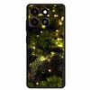 Christmas Cover For ZTE Blade A35 A55 Case Black Silicone Cases for ZTE Blade A55 Cartoon Santa Claus Christmas Tree Back Cover