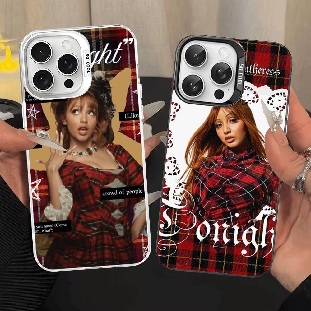 Singer Pinkpantheress Phone Case For IPhone 17 16 Plus Pro Max 15 14 13 12 11 Matte Colorful Covers