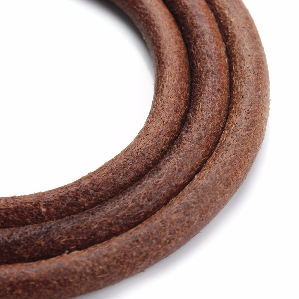 2-5m 2.5 3 4 mm Genuine Leather Cord String Rope for DIY Necklace Bracelet DIY Jewelry Making Accessories Jewelry Findings