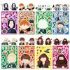 24 Sheets Wizard Stickers Make a Face DIY Magic Role Crafts Stickers