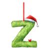 2D 26 Letter  Christmas Ornaments Acrylic Flat Christmas Tree Home Decorations Ornaments